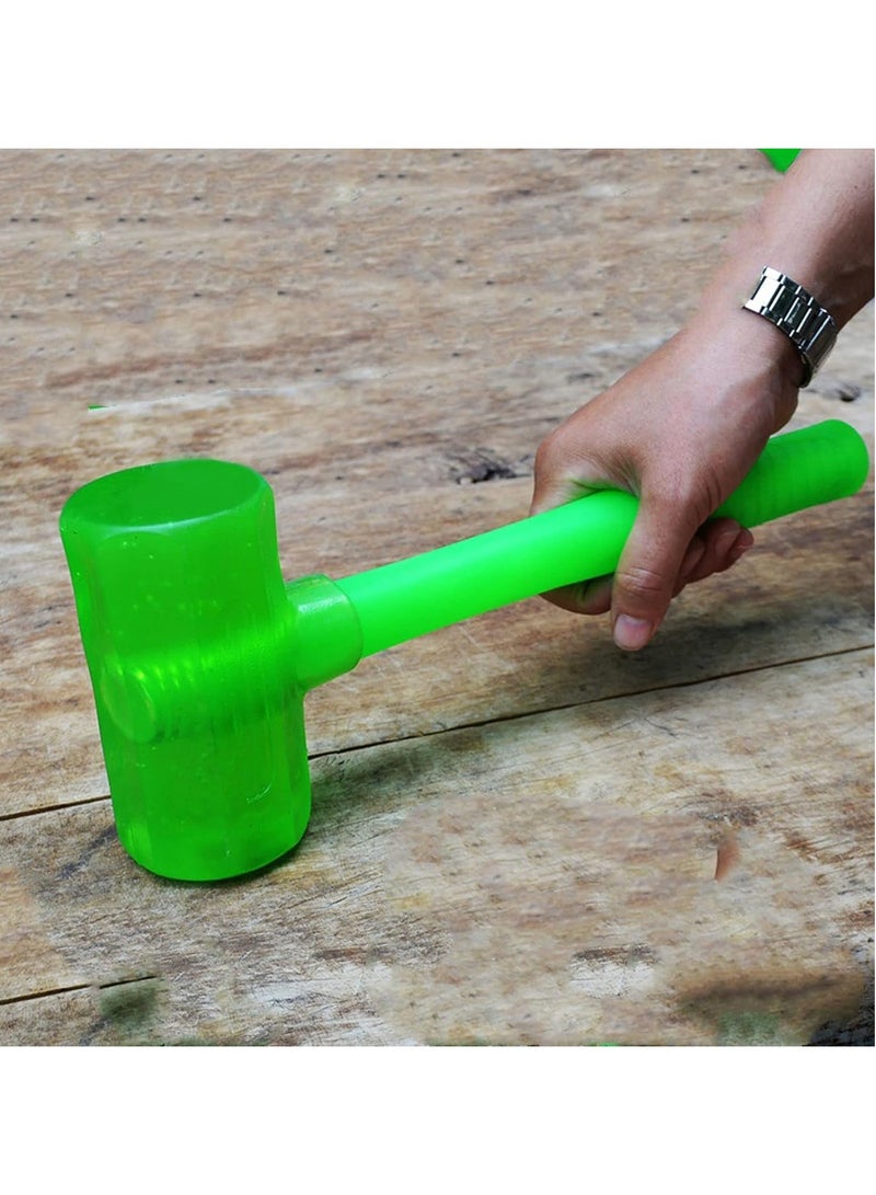 DubaiGallery Rubber Mallet Hammer with Rubber Round Head and Non-Slip Comfortable Grip Handle Soft Face Hammer for Tiles and Other Work  - Image 2