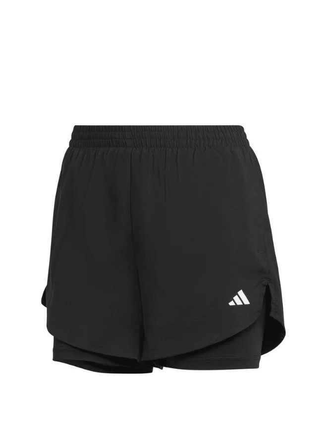 Adidas adidas W MIN 2IN1 SHO Black Training SHORTS for Women - 2XS