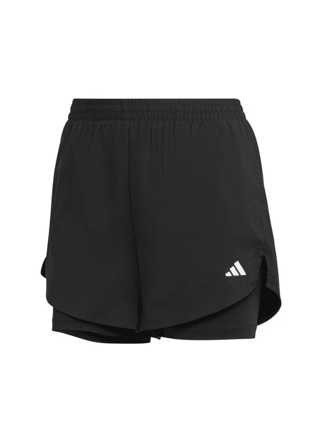 Adidas adidas W MIN 2IN1 SHO Black Training SHORTS for Women - 2XS