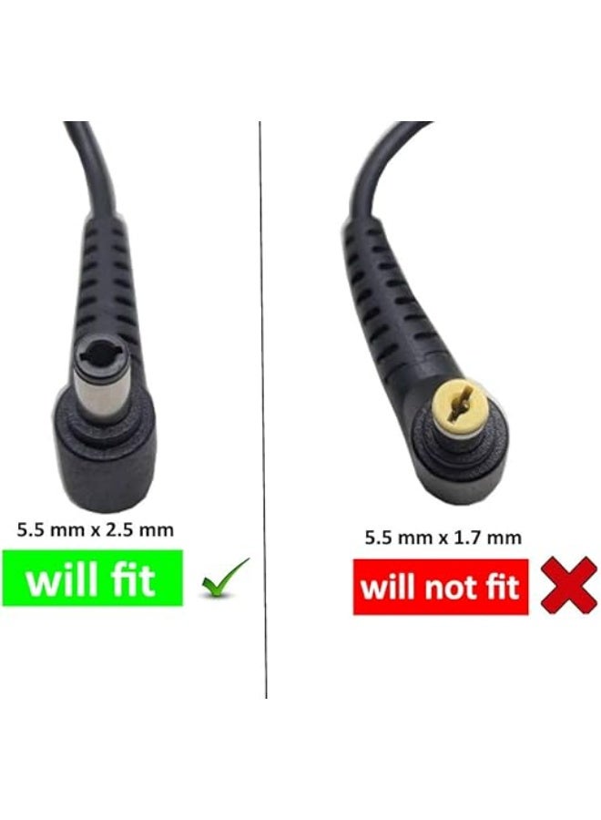 Laptop Charger with 5.5mm × 2.5mm Pin – Compatible with Toshiba Satellite – High-Efficiency Power Adapter - Image 3