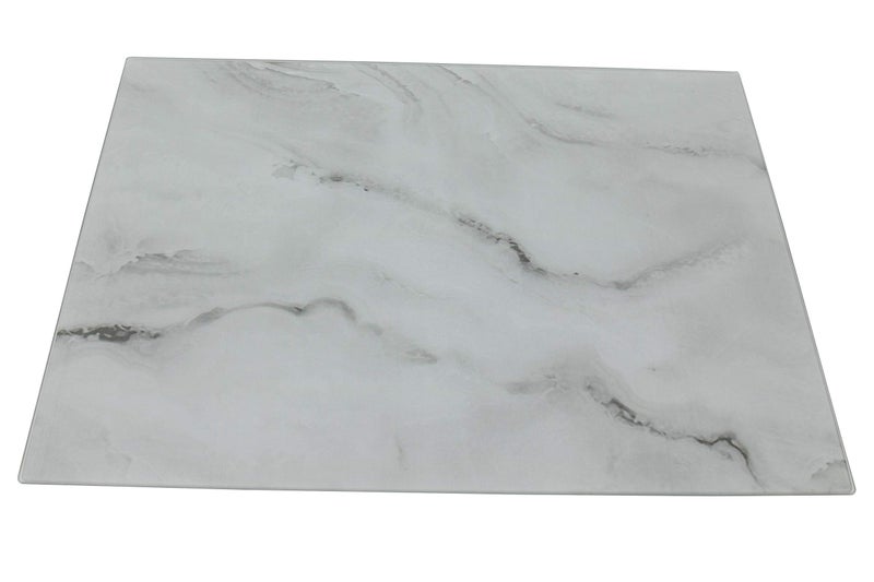Clever Chef Glass Cutting Board by Clever Chef | Non Slip Cutting Board is Shatter-Resistant, Durable, Stain Resistant, Dishwasher Safe | 12" x 15.75", Glass Marble Pattern - Image 2