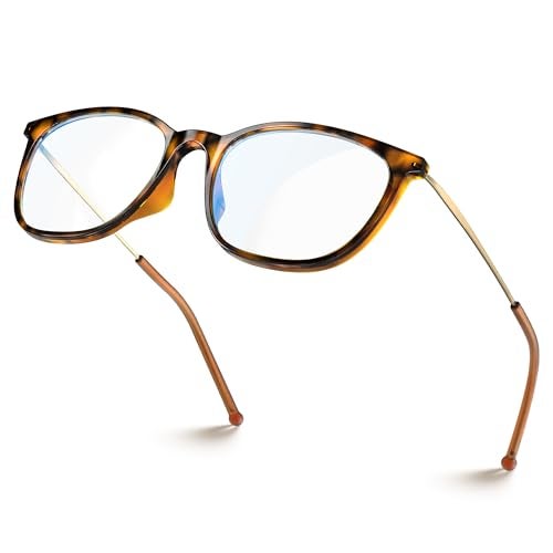 VISOONE Anti Slip TR90 Blue Light Blocking Glasses Size M Eyewear Frame with Anti Glare Eye Protection for Women GaeL - Image 5