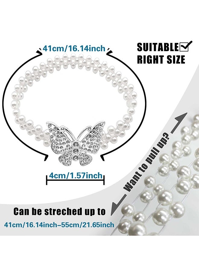 حبال ربط الستائر، طقم مكون من قطعتين بأسلوب الفراشة المطاطي لتثبيت الستائر بسهولة لديكور نوافذ المنزل أو الفناء، فضي - Image 2