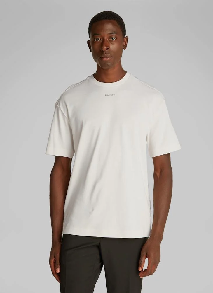 CALVIN KLEIN Nano Logo Interlock T-Shirt