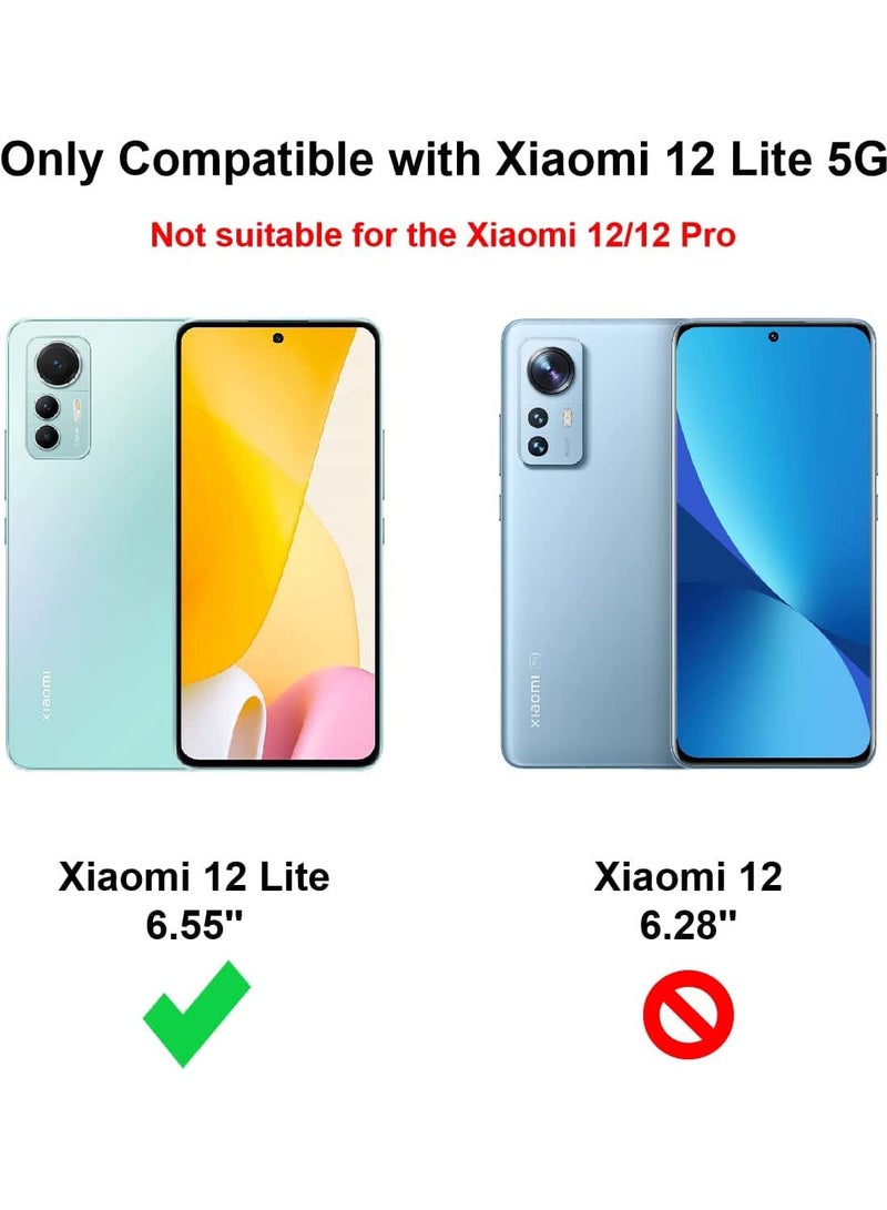 Soft TPU Flexible Silicone Cover For Xiaomi 12 Lite Black - Image 2