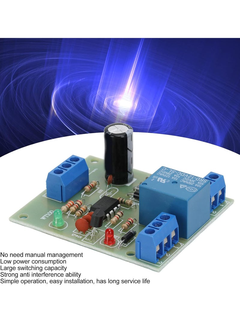 Water Level Controller Module, Automatic Water Level Controller Relay Output Automatically Low Power Consumption Liquid Level Switch Module 9‑12V