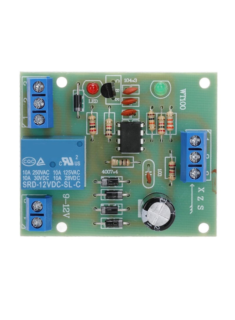 Water Level Controller Module, Automatic Water Level Controller Relay Output Automatically Low Power Consumption Liquid Level Switch Module 9‑12V