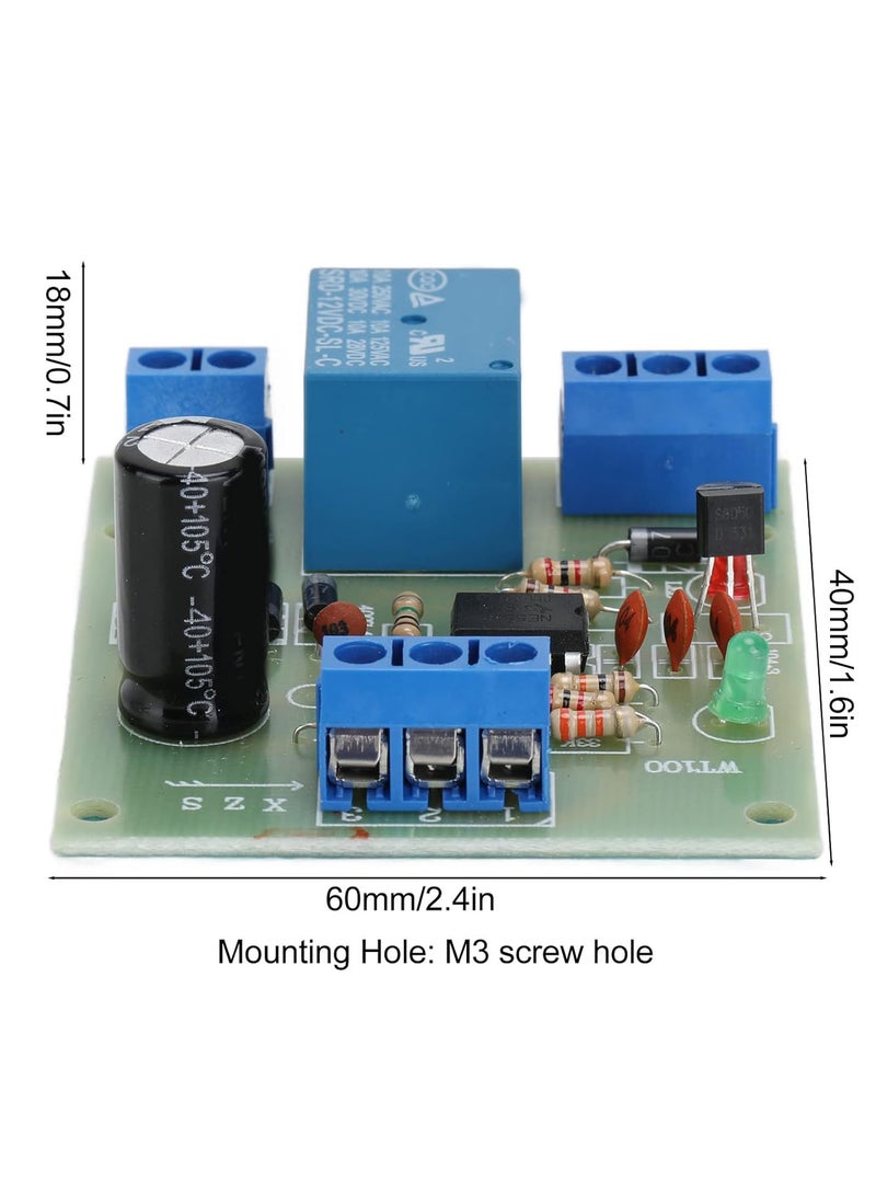Water Level Controller Module, Automatic Water Level Controller Relay Output Automatically Low Power Consumption Liquid Level Switch Module 9‑12V