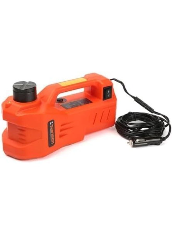SHEZA STAR Electric Car Jack Kit with LED Light, 2 Ton Lifting Capacity, 12V DC, Storage Case, Orange - Image 4