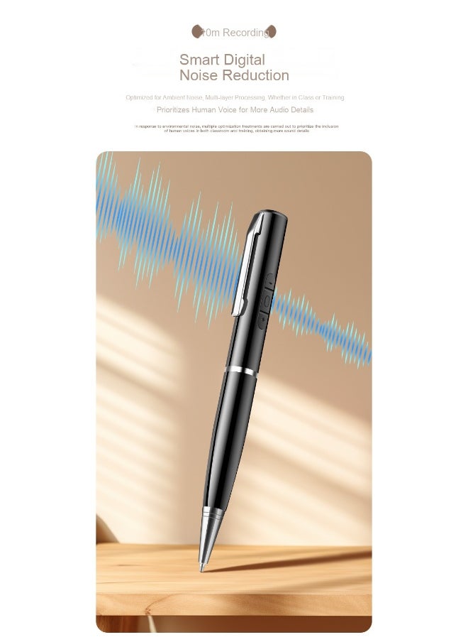 NIBEMINENT HD Business Voice Recorder - Portable Pen-Shaped Audiobook Player  - Image 3