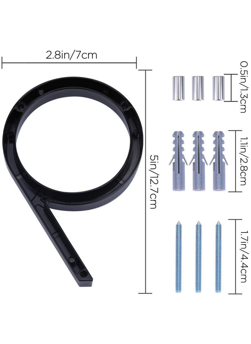 RATSAW - House Numbers for Outside Metal Home Address Number Sign Plaques 3D Floating House Number Door Number with Nail Kit Large Door Number 12.7cm 9 - Image 1