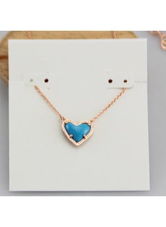 European And American Jewelry Love-shaped Peach Heart Short Necklace Clavicle Chain
