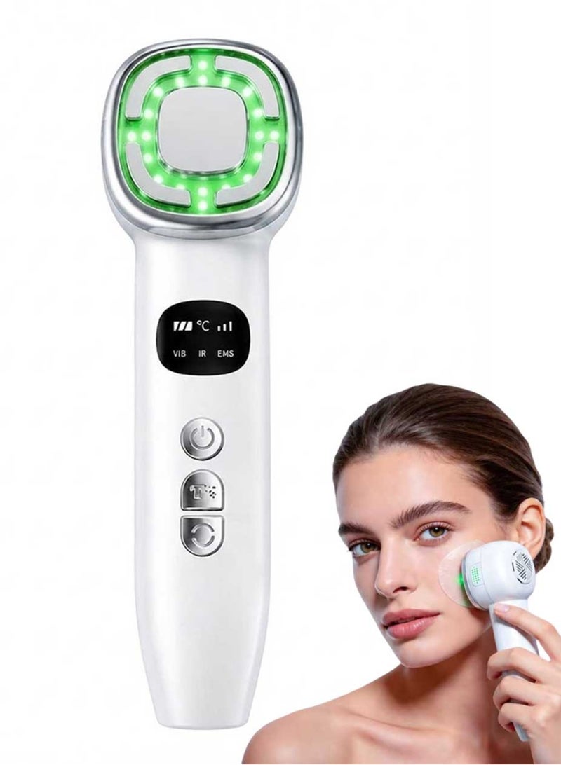 بوسيديان جهاز تجميل الوجه – تقنية التيار الدقيق (EMS)، خاصية التبريد والتدفئة، العلاج بضوء LED، وجهاز تدليك الوجه بتقنية التغلغل الأيوني. - Image 1
