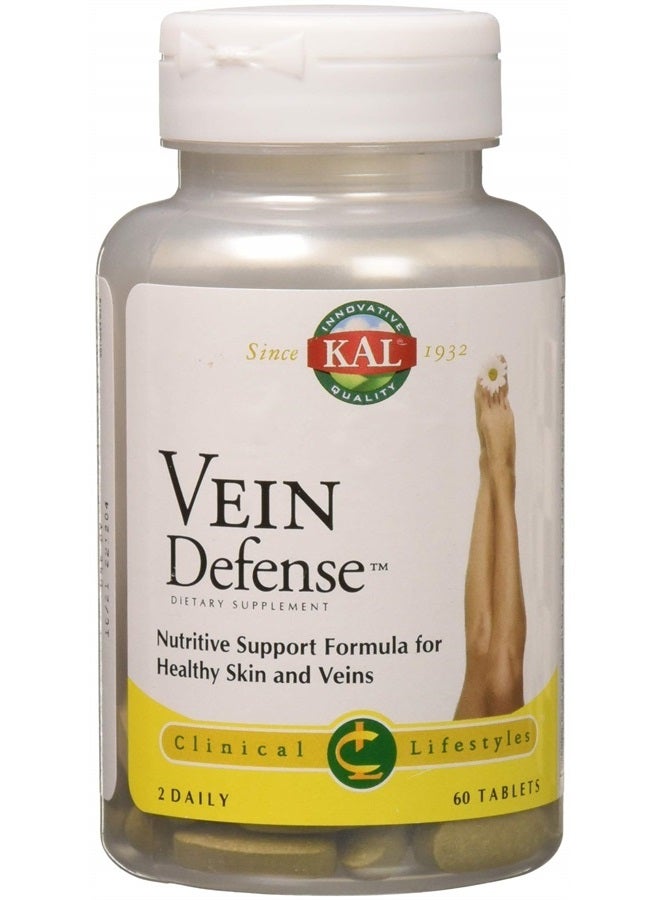 Kal Vein Defense Tablets, 60 Count - Image 1