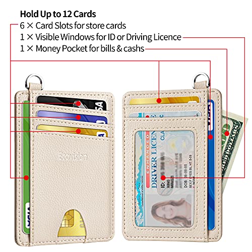 EcoVision Slim Minimalist Front Pocket Wallet, RFID Blocking Credit Card Holder Wallet with Detachable D-Shackle for Men Women - Image 5