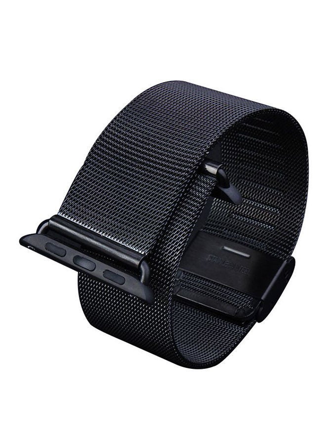 NIBEMINENT Stainless Steel Strap Apple Watch Black