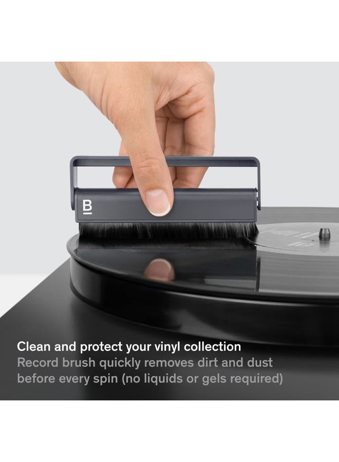 Boundless Audio Record Cleaning Kit - 2-in-1 Vinyl Cleaning Kit Includes Record Brush & Stylus Cleaner - Carbon Fiber Anti-Static Vinyl & Stylus Brushes - Image 3