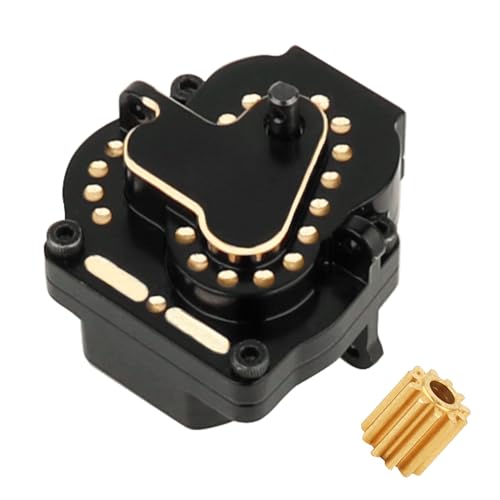 Pothyes TRX4M Brass Complete Transmission Gearbox with 1661 Gears Pinion for TRX4M 118 RC Crawler CNC Aluminum Upgrade - Image 1