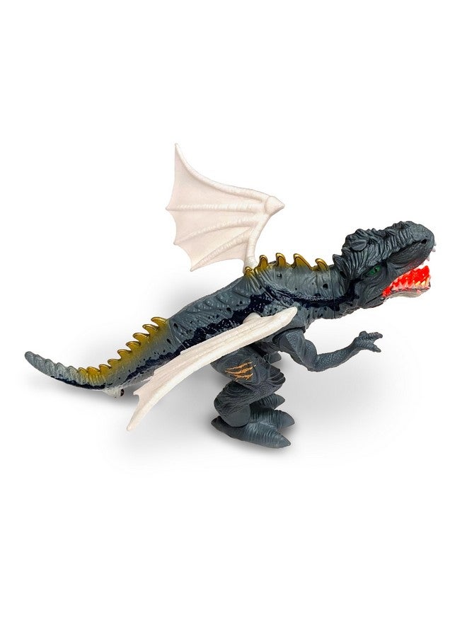 Geospace New Dragon Walking Dinosaur Toy - Smoke Breathing Walking Dinosaur Dragon Toy With Walking Motions, Lights & Roaring Sound Effects (T-Rex) - Image 5