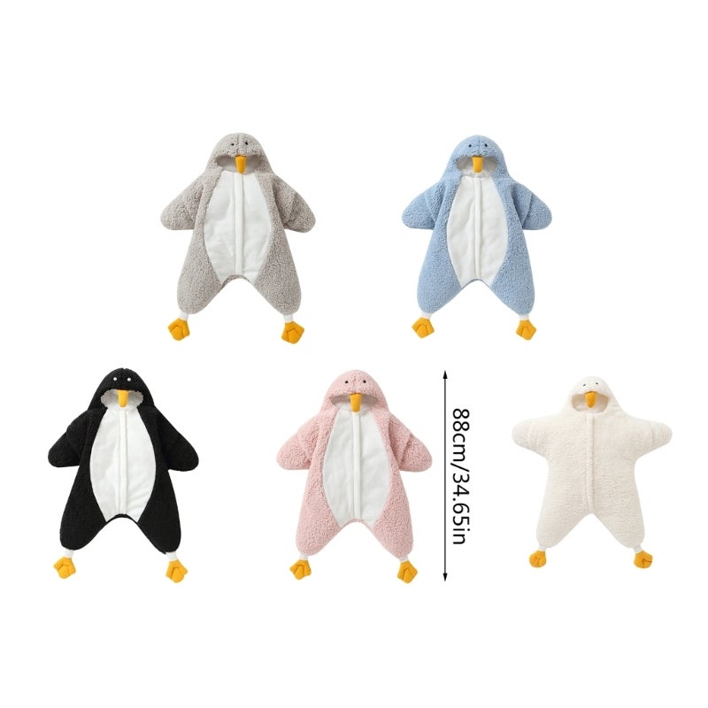 Baby Wearable Sleeping Bag  Fleece Newborn  Costume Wrap Blanket Crib Stroller Wraps Infant Sleeping - Image 3