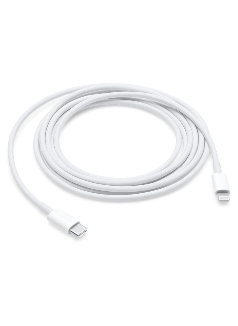 ELTRAZONE - iPhone Charger 20W USB-C Dual Port Power Adapter – iPhone Fast Charger with Type-C to Lightning Cable 1 Meter, White | USB-C Wall Fast Charger Compatible with All iPhone Models (iPhone 12, 13, 14, 15, and more) - Image 1