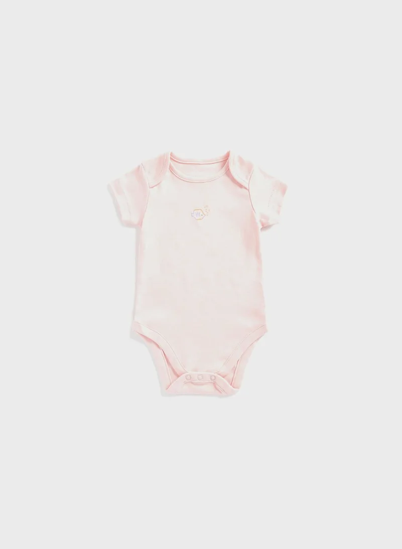 mothercare Kids 5 Pack Assorted Bodysuits