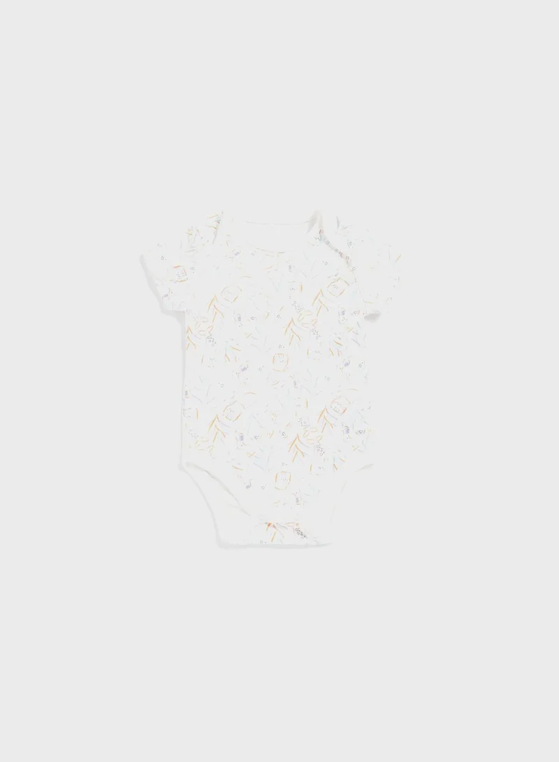 mothercare Kids 5 Pack Assorted Bodysuits