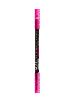NYX PROFESSIONAL MAKEUP Powder Louder, Brow Pencil, 12Hr Wear, Buildable Micro-Fibers, Black  - Image 4