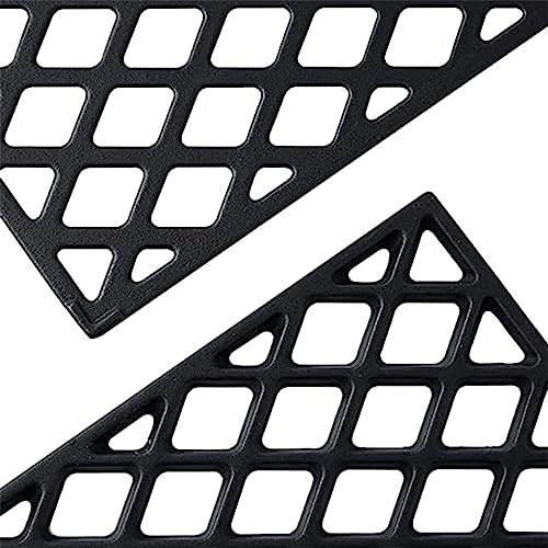Grillflame Traeger Grill Grate KIT0451 HDW436 Grill Replacement Parts for Ironwood 885 Pro 780 Traeger 780 Pro Cast Iron Cooking Grates HDW443 Traeger Pellet Somker Grill Parts BBQ Grill Grids 3pcs - Image 5