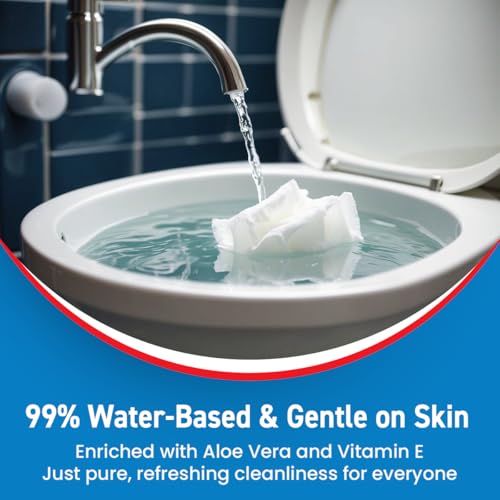 Filtra® Flushable Personal Hygiene | 99% Water | 100% Flushable & Septic Safe | Plant-Based, Biodegradable | Fragrance-Free, Alcohol & Paraben Free | For Baby, Intimate, Toilet & Travel Use | 8 Sheets/Mini Pack, 6 Packs/Bag (48 Count) - Image 4