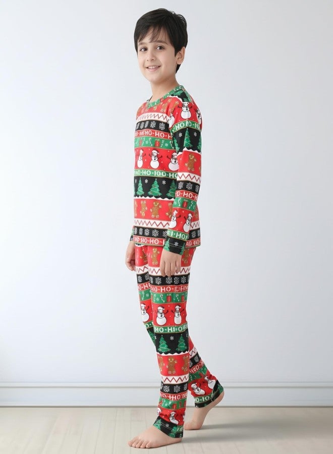 ANTHRILO Christmas RED Long Sleeve Pyjama Set - RED | 0-6 Months - Image 3