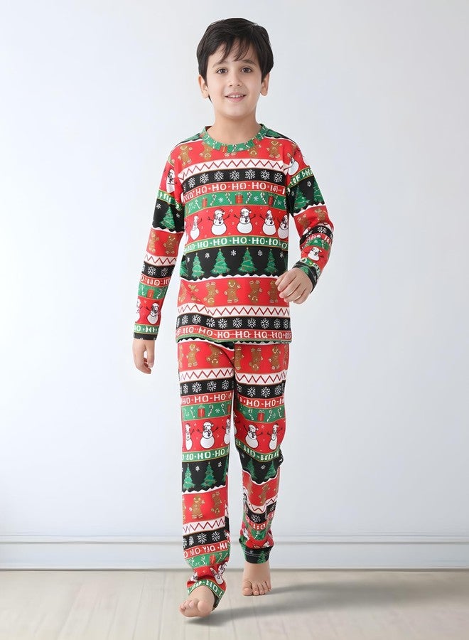 ANTHRILO Christmas RED Long Sleeve Pyjama Set - RED | 0-6 Months - Image 2