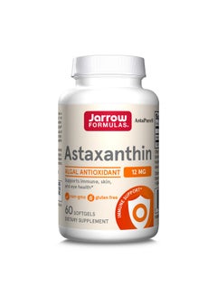 jarrow formulas Astaxanthin 12 Mg 60 Servings (Softgels) Algal Antioxidant Carotenoid Supports Immune Skin & Eye Health Dietary Supplement Gluten Free Non Gmo  - Image 2