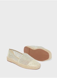 ELLA Mesh Diamante Espadrille  - Image 3