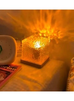 ماركة غير محددة أباجورة مضيئة عصرية مربعة بتصميم حديث: أضف لمسة من الأناقة والحداثة إلى منزلك مع هذه الأباجورة المضيئة المزودة بإضاءة LED متعددة الألوان، تعمل بسهولة بالتحكم عن بعد لتلبية جميع احتياجاتك.  - Image 2