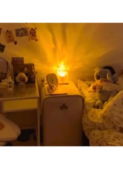 ماركة غير محددة أباجورة مضيئة عصرية مربعة بتصميم حديث: أضف لمسة من الأناقة والحداثة إلى منزلك مع هذه الأباجورة المضيئة المزودة بإضاءة LED متعددة الألوان، تعمل بسهولة بالتحكم عن بعد لتلبية جميع احتياجاتك.  - Image 4