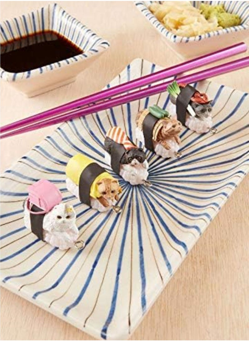 Oasisgalore - Cat Keychain - Blind Box Includes 1 of 5 Collectable Figurines - Features a Detachable Keyring - Image 1