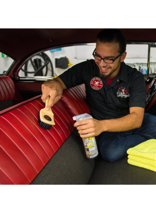 Chemical Guys Nifty Interior Car Detailing Brush Beige and Black 6.35 x 6.35 x 21.59 cm 7000412 - Image 4