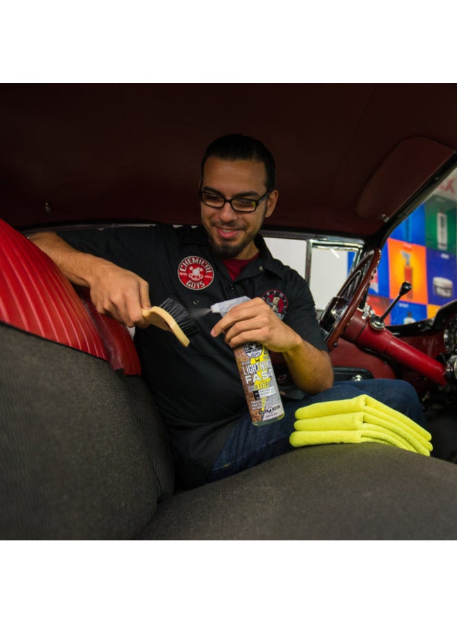 Chemical Guys Nifty Interior Car Detailing Brush Beige and Black 6.35 x 6.35 x 21.59 cm 7000412 - Image 2