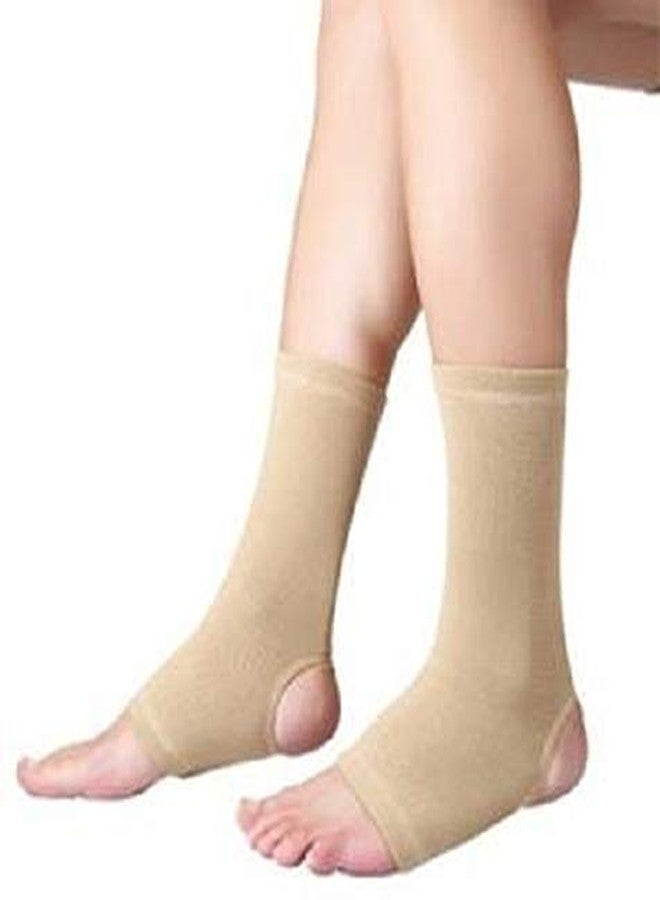 GRAZIA Tight Fit Sports Ankle Wear and Supporter- Compatible with Surgical and Sports Activity Ankle Support - Medium - Image 3