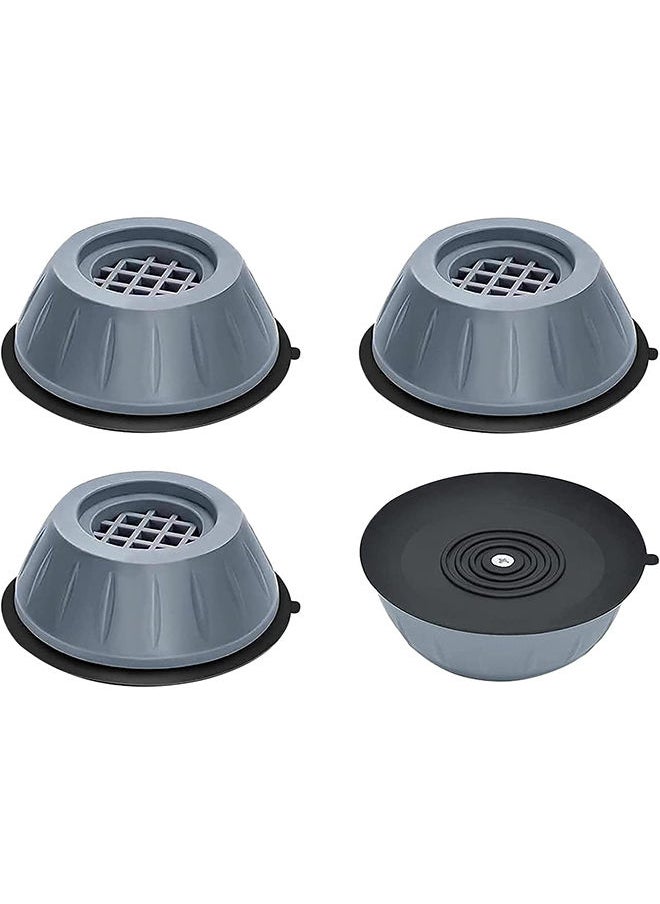 Arabest Refrigerator Stand, Washing Machine Stand, Furniture Base Stand, Fridge Stands for Single Door and Double Door (Pack of 4) (Grey), Medium  - Image 1