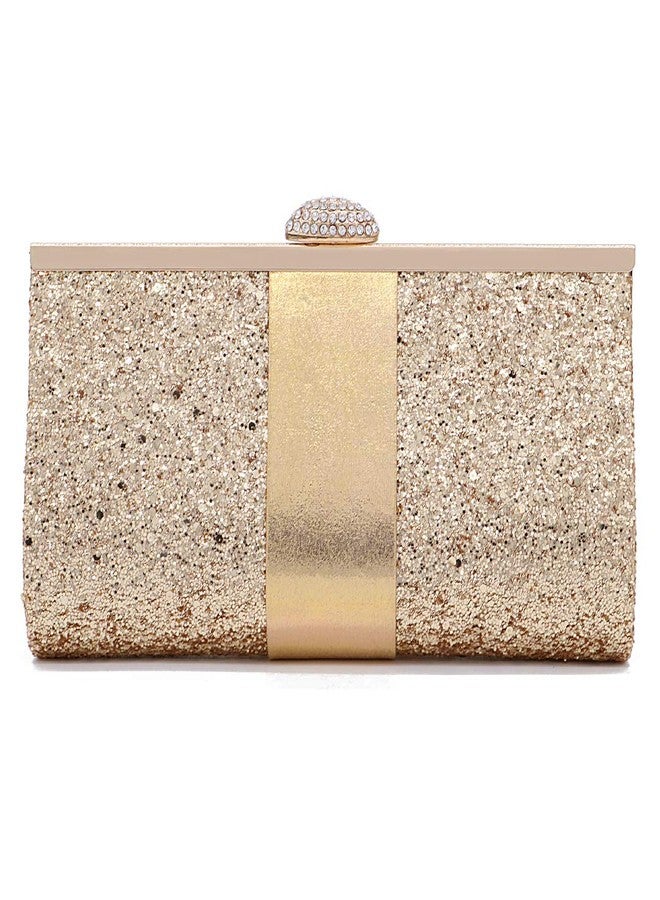 Naimo Women's Sequin Clutch Rhinestone Evening Bag Elegant Glitter Bag - Image 1