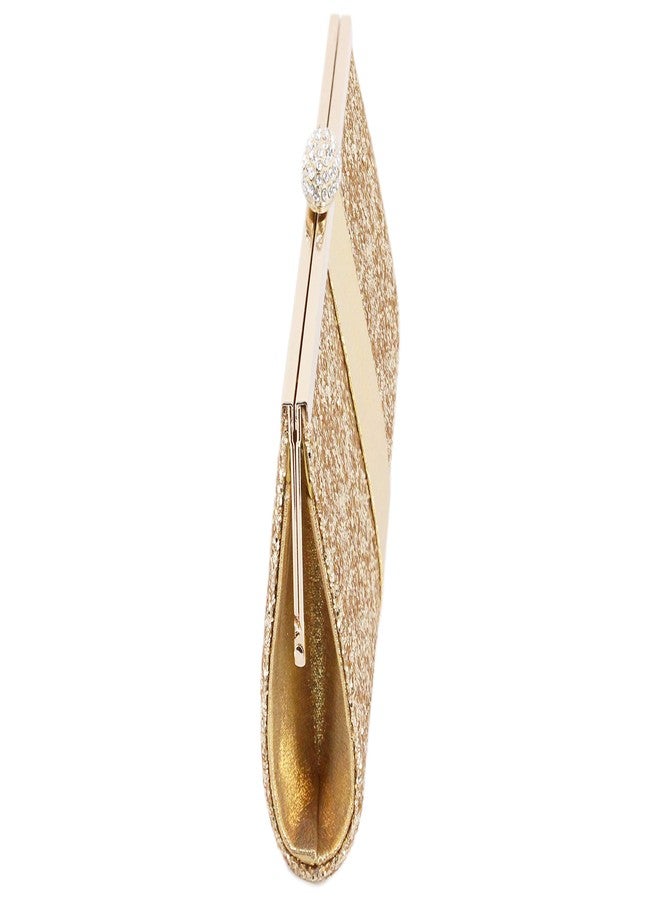 Naimo Women's Sequin Clutch Rhinestone Evening Bag Elegant Glitter Bag - Image 5