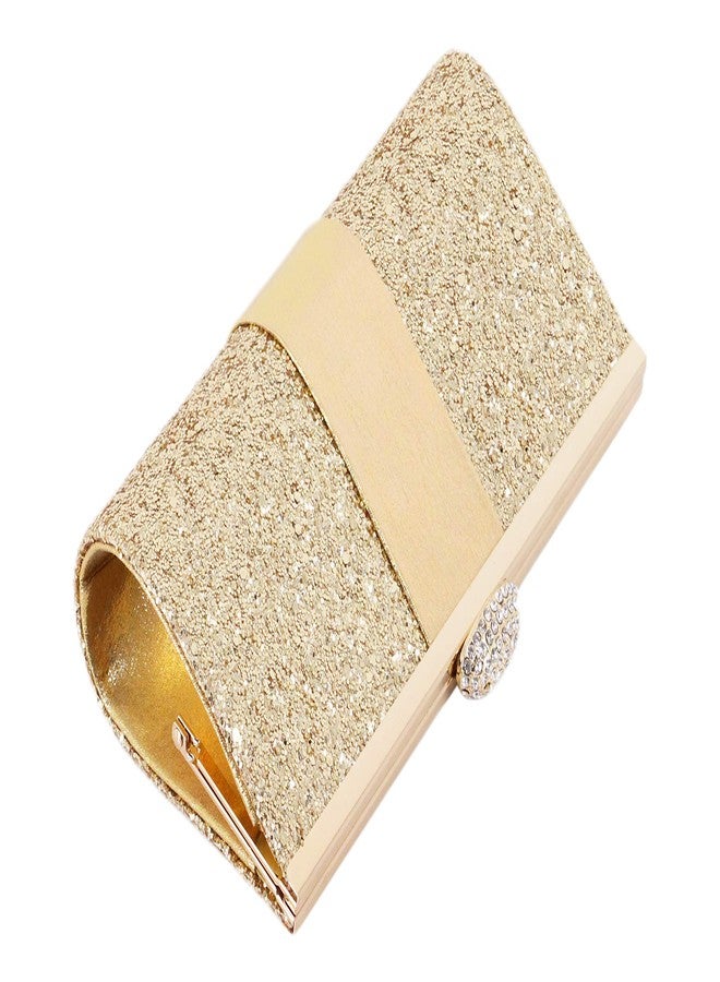 Naimo Women's Sequin Clutch Rhinestone Evening Bag Elegant Glitter Bag - Image 4