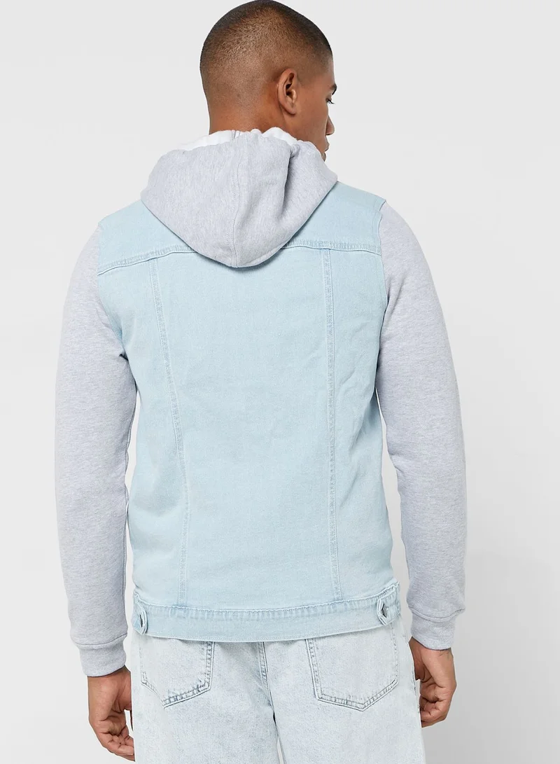 Seventy Five Hooded Denim Jacket