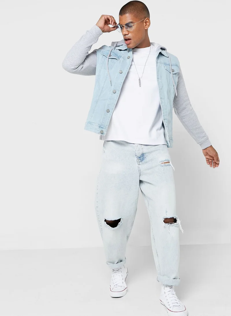 Seventy Five Hooded Denim Jacket