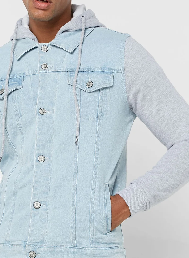 Seventy Five Hooded Denim Jacket