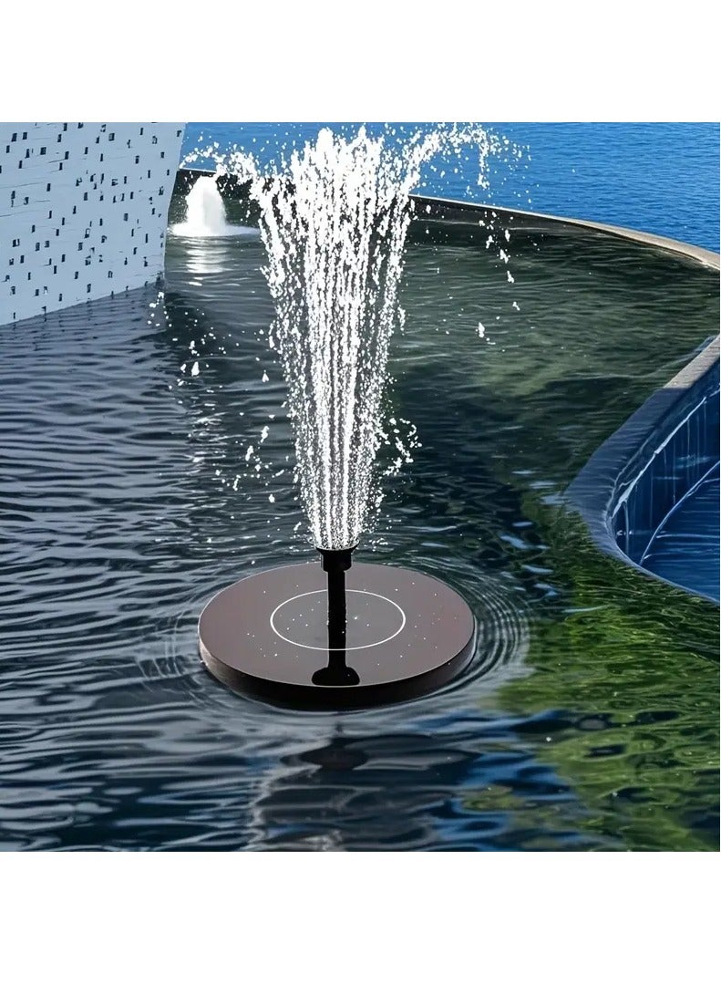 M MIAOYAN Solar Fountain Water Pump for Bird Bath, Mini Solar Powered Fountain Pump Free Standing Solar Panel Kit Water Fountain for Garden, Pond, Pool, and Outdoor - Image 4