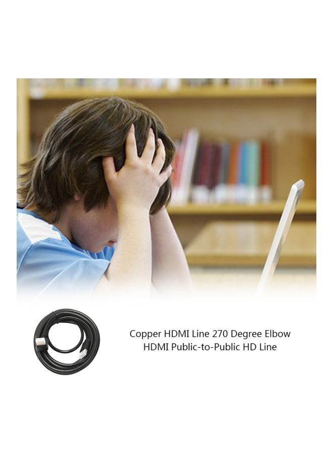 NIBEMINENT HDMI Male To HD Cable Black - Image 4