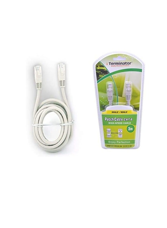 Terminator High speed Patch Cable CAT6 3.0 Meters - TPCC-3 - Image 1